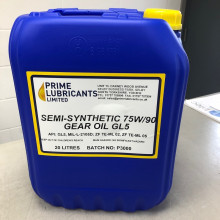 Prime Semi-Synthetic 75w90 Gear Oil GL5 (20LITRE)